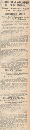 Three 1920 Complete Newspapers Reports Latest Incidents Irish War Of Independence 1 - Image 4 of 7