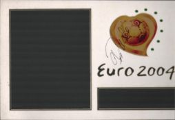 Cristiano Ronaldo Autographed Euro 2004 Mounted Montage