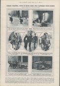 Original 1922 Print Irish Civil War The Four Courts Captured, Fighting in the Streets