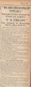 Three 1920 Complete Newspapers Reports Latest Incidents Irish War Of Independence 4