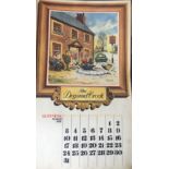 GUINNESS 1974 Calendar Prints "Pub Names" Artwork by Norman Thelwell *4