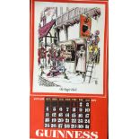 1976 Vintage Guinness Calendar Print –Pub Names” Artwork *3