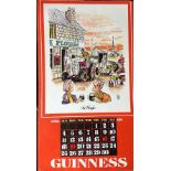 1976 Vintage Guinness Calendar Print –Pub Names” Artwork *4