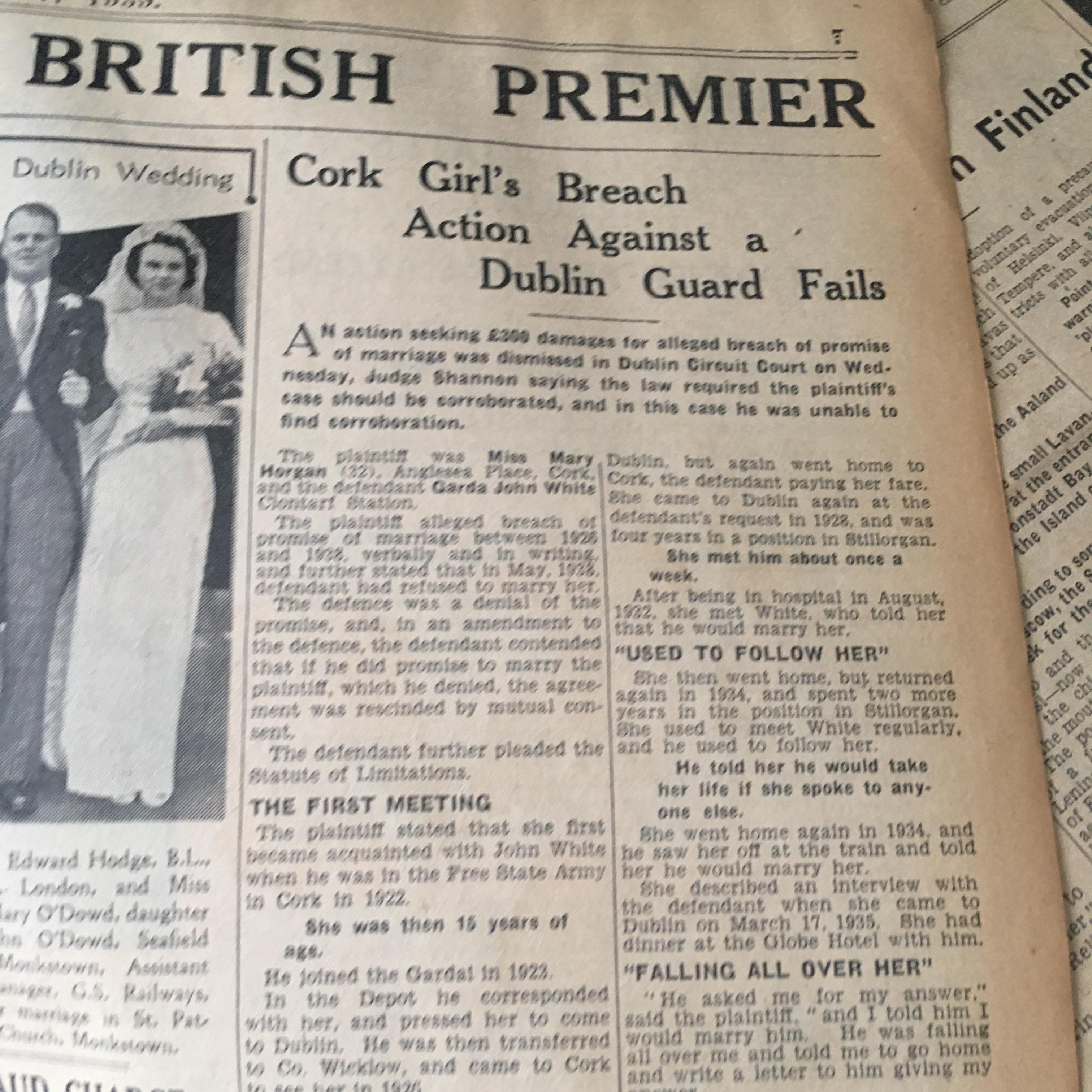 The Weekly Irish Independence 1939 Irish News, GAA Reports, Adverts, RTE Guide 16 - Image 9 of 10