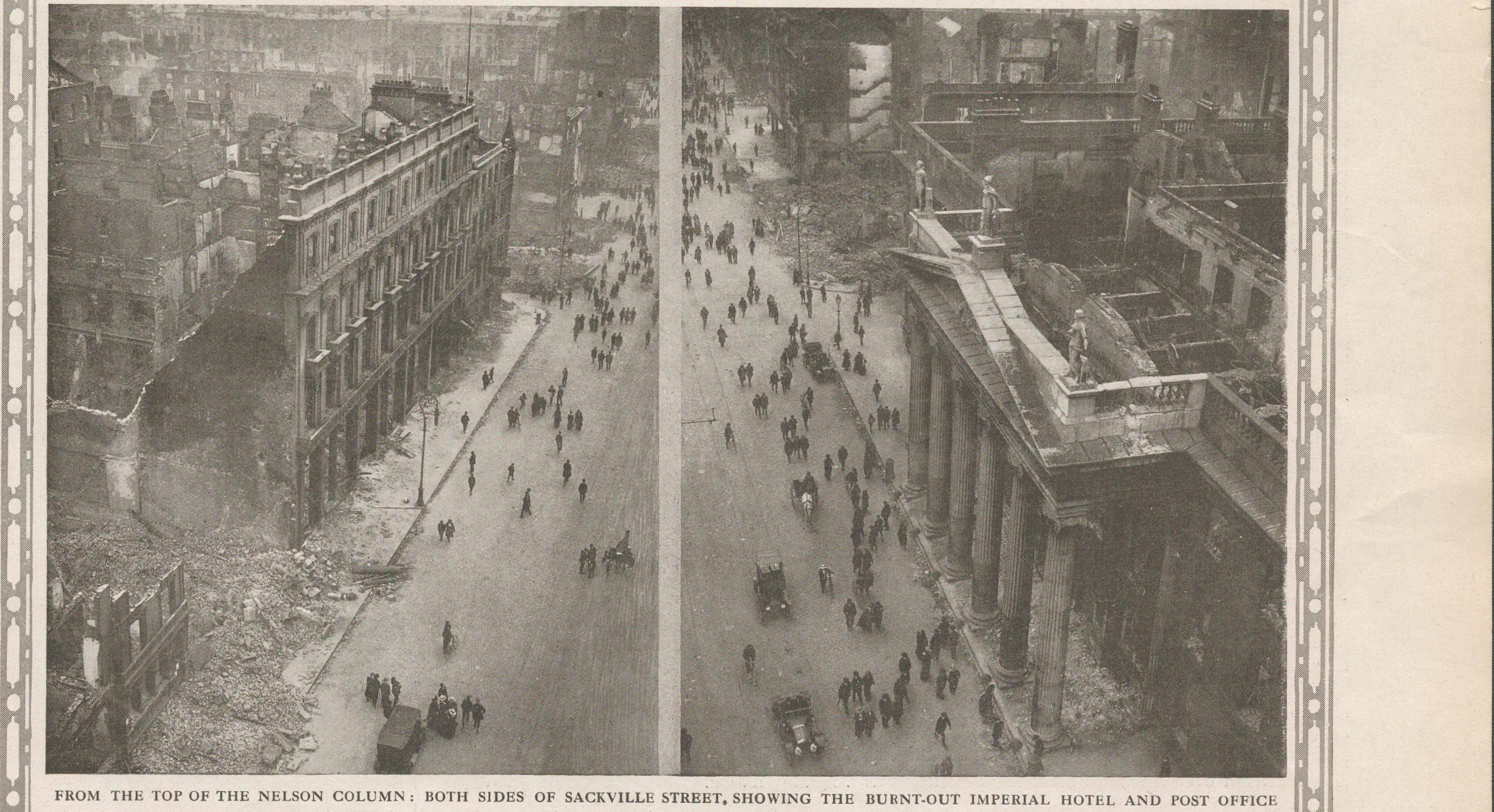 Original 1916 Page The Easter Rising Dublin In Ruins - Image 3 of 4