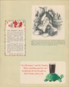 Genuine Double Sided Lithographed illustration 1937 Guinness "Scrapbook" *9