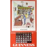 1976 Vintage Guinness Calendar Print –Pub Names” Artwork *1