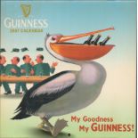 Selection of 6 Vintage Collectable Guinness Calendars.