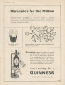 1958 Vintage Guinness Print –Molecules for the Million” GE 3131.A