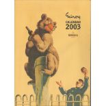 2003 Guinness Calendar Print John Gilroys Animals Characters *1
