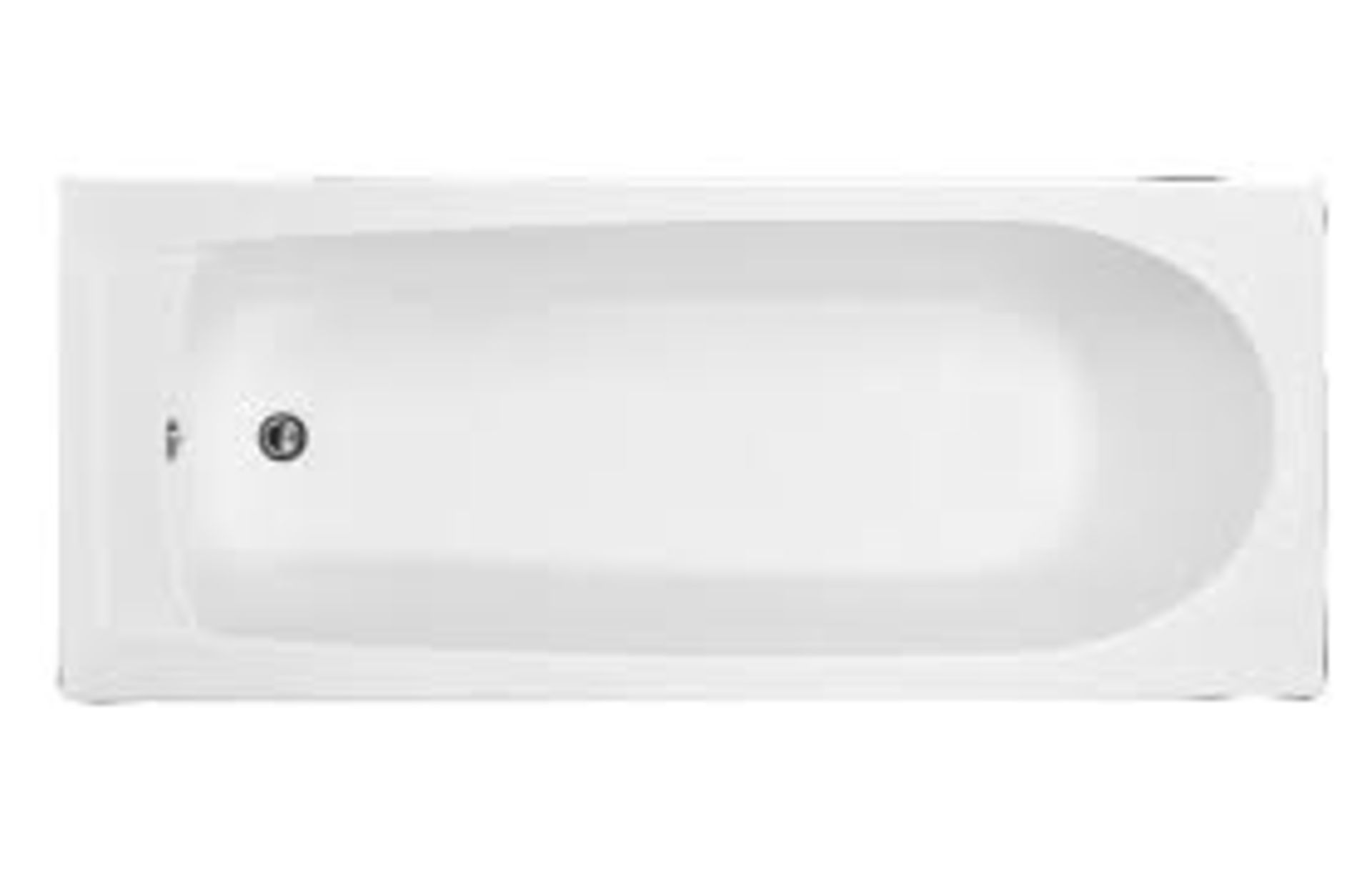 New (U8) Olympia Bath 1700 x 700mm 2 Tap Hole. RRP £365.00. 1700mm x 700mm Bathtub. 2 Tap Hol...