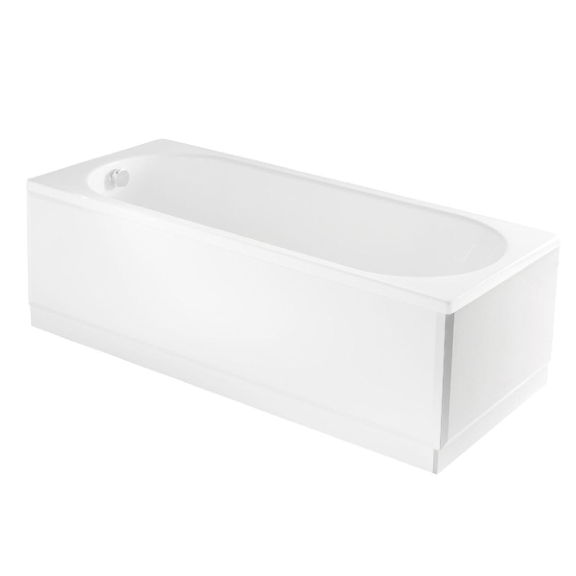 New (U8) Olympia Bath 1700 x 700mm 2 Tap Hole. RRP £365.00. 1700mm x 700mm Bathtub. 2 Tap Hol... - Image 2 of 2