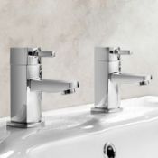 New (U23) Hampton Basin Pillar Taps - Pair. Hampton Basin Pillar Taps - Simplistic And Beautiful...