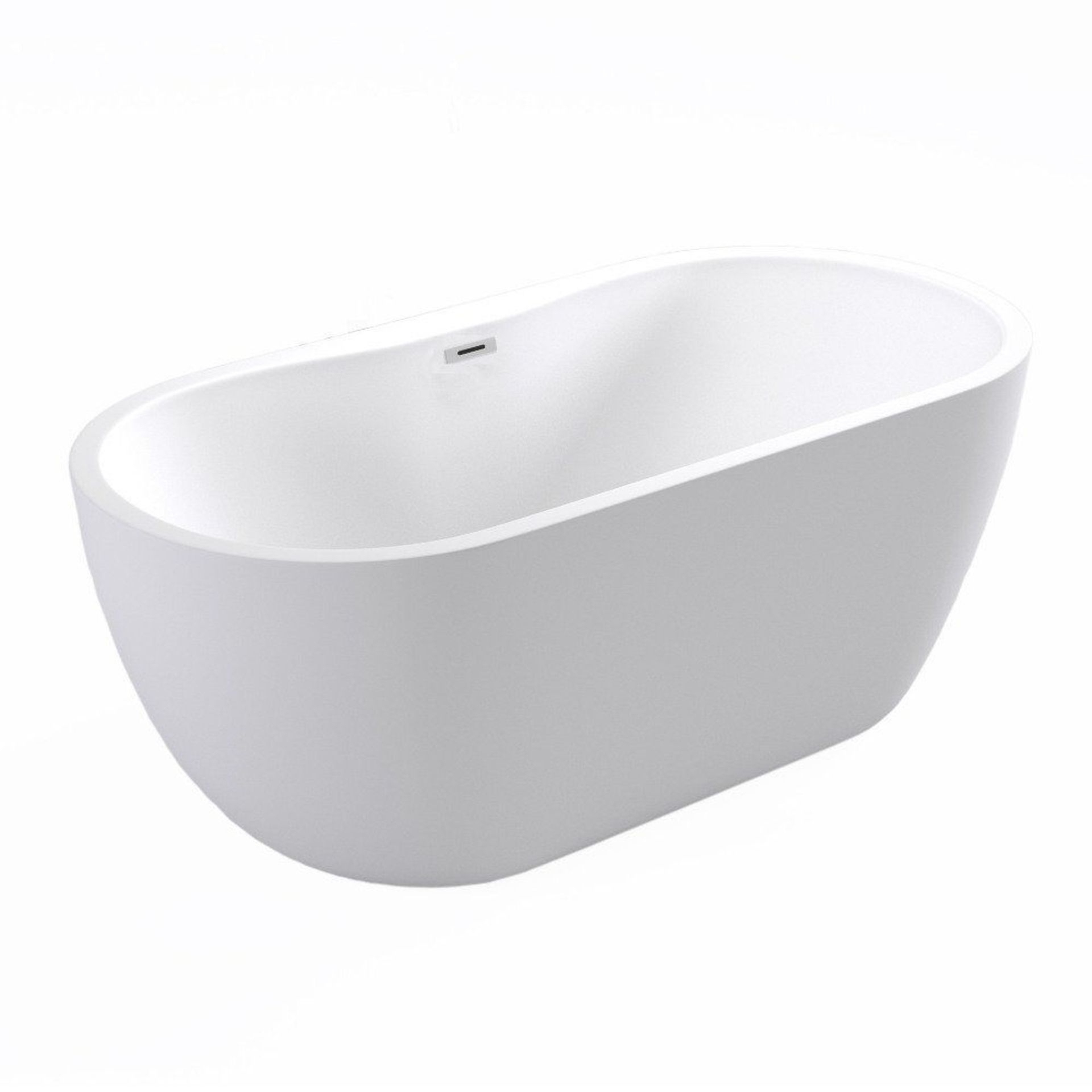 New (U2) 1655x740mm Round Double Ended Freestanding Bath. Showcasing Style Charm For A Centre P... - Image 2 of 2