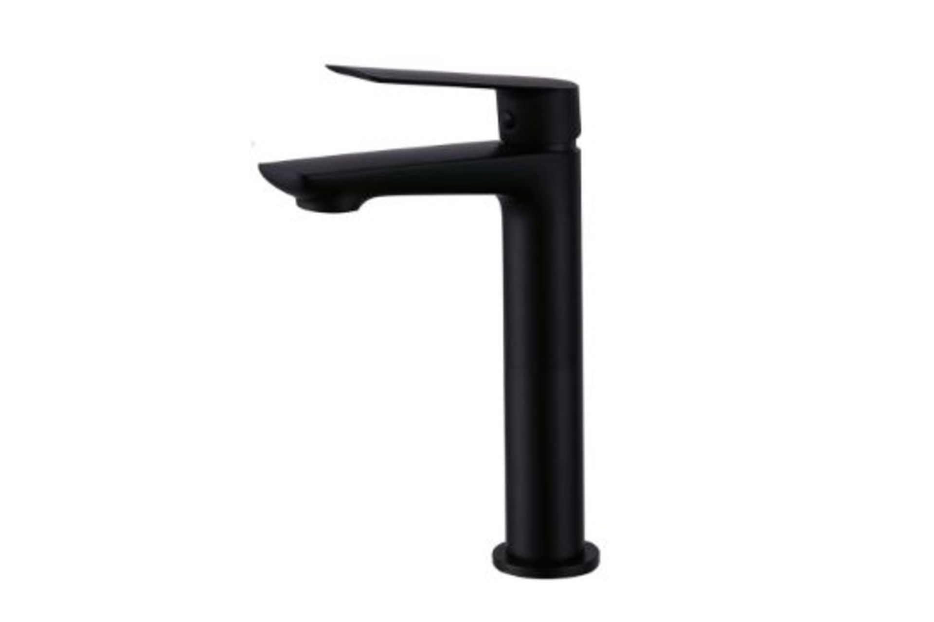 New & Boxed Finissimo Black Tall Mono Basin Mixer Tap. Tb7004.Finished In Black Material Made F... - Image 2 of 2