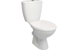 New (Aa72) Close Coupled Wc & Soft Close Seat. Includes: Close Coupled Pan, Cistern & Seat. Di...