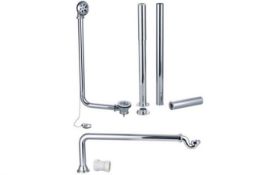 New (Aa79) Pack B Bath Plug & Chain Waste & Shrouds - Ditw0032