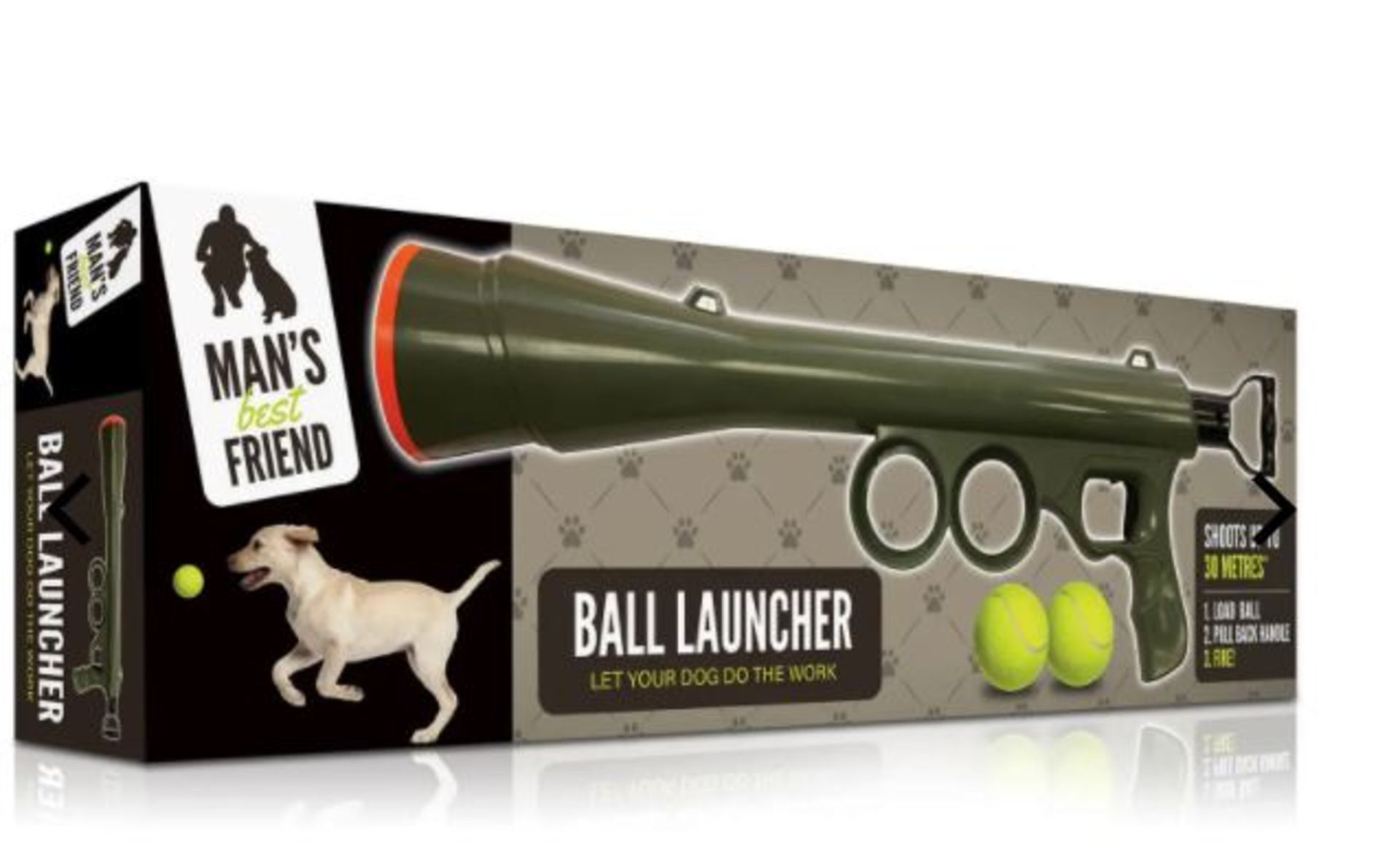 (R13D) 10x Items. 4x Laser X Double Morph Blasters. 6x Man’s Best Friend Ball Launcher. - Image 2 of 3