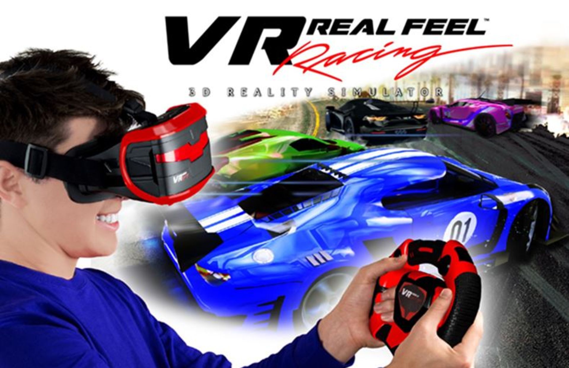 (R1J) 4x VR Real Feel Racing 3D Reality Simulator