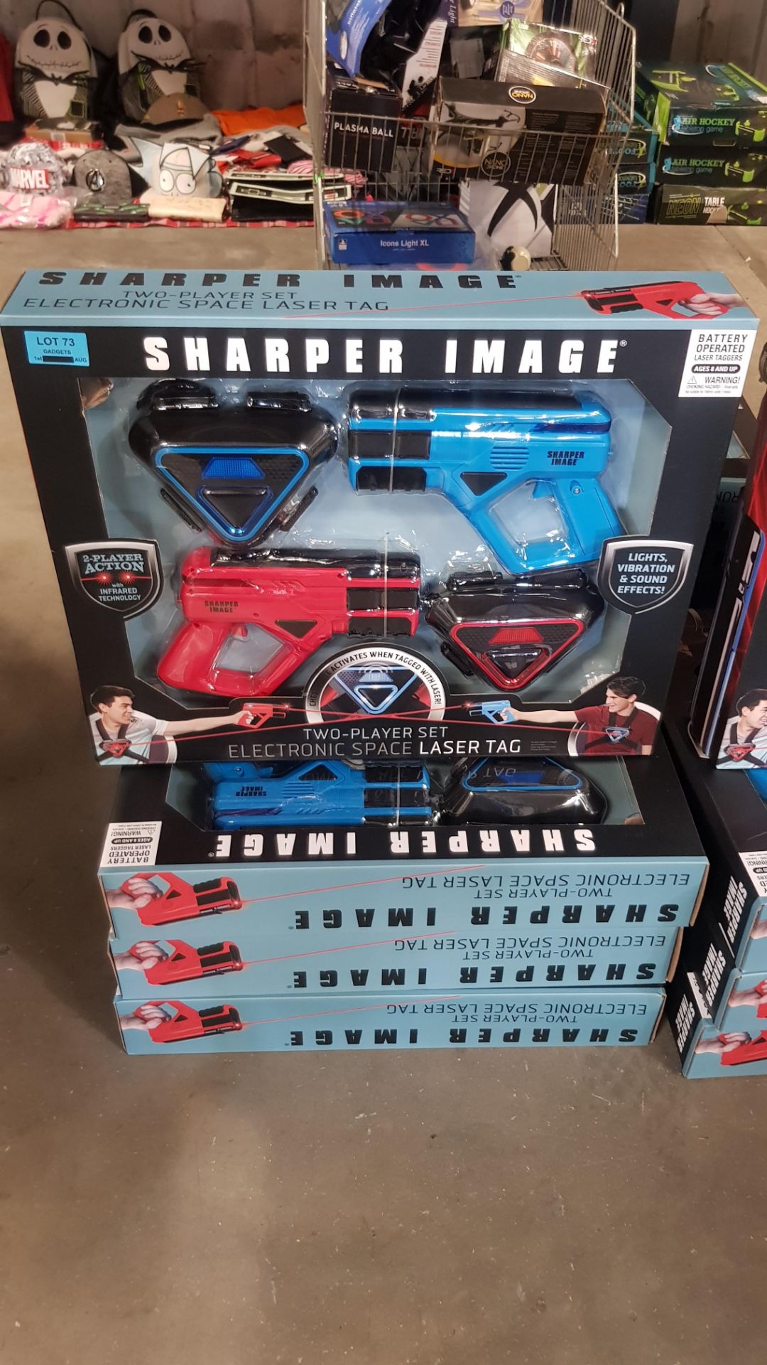 (R11A) 4x Sharper Image Electronic Space Laser Tag RRP £35 Each. Two Player Set Electronic Space La - Image 4 of 4