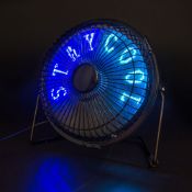 (R15) 16 Items. 13x Red5 LED Message Fan. 2x Red5 LED Clock Fan. 1x Red5 LED Clock Fan.