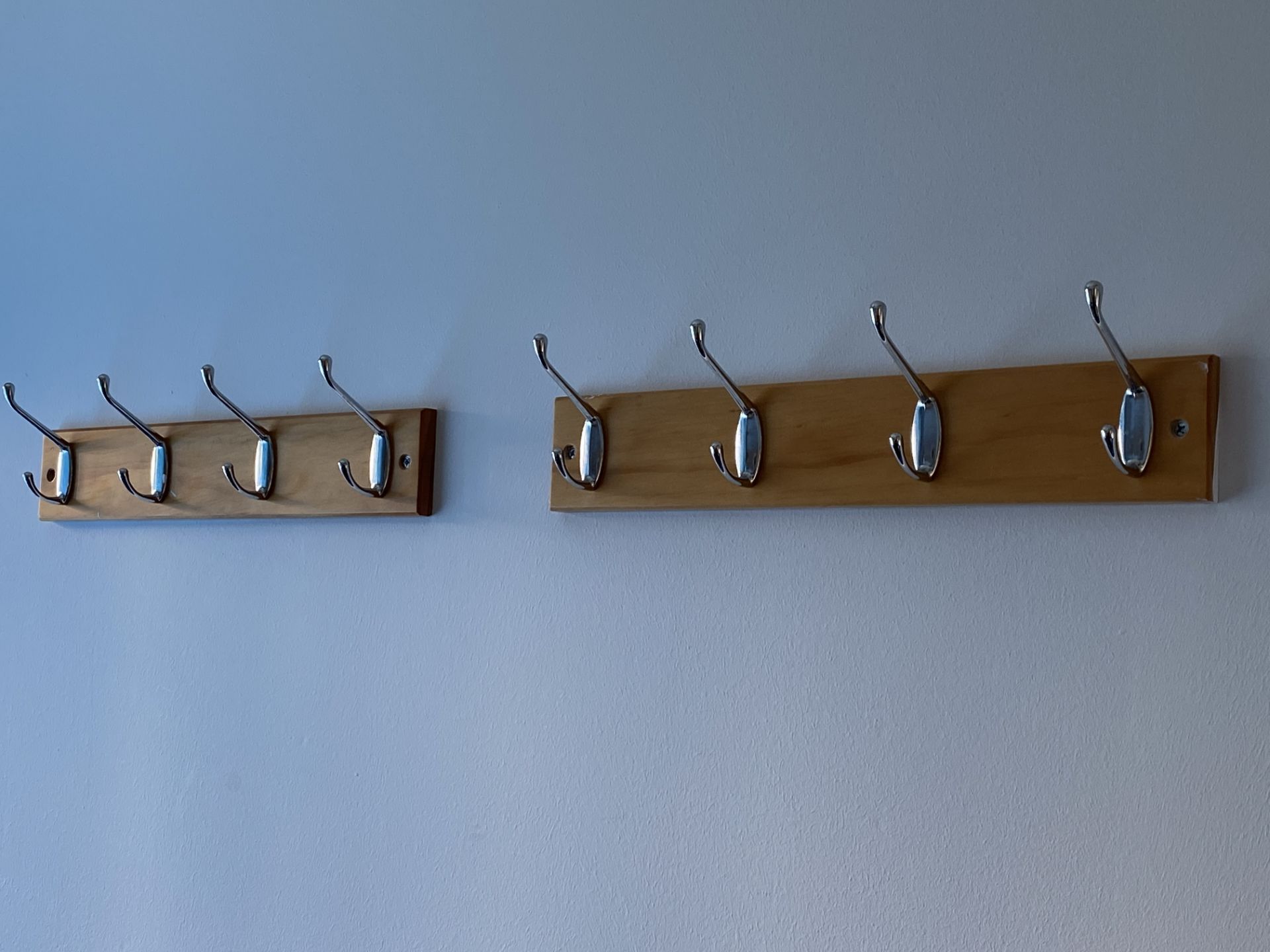 Pair Wall Mounted Coat Hangers