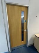 Internal Fire Door With Vertical Window