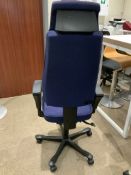 1 Blue Directors Office Chair