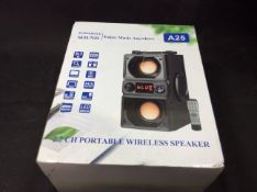 Powerful Sound 2.2 CH Portable Wireless Speaker Model A25