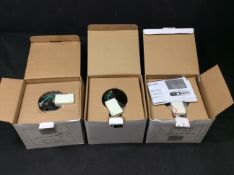 3x Sensio Round Glass Shower Light SE381010