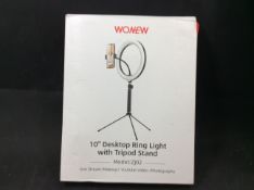 Wonew 10"" Inch Desktop Ring Light With Tripod Stand ZJ02