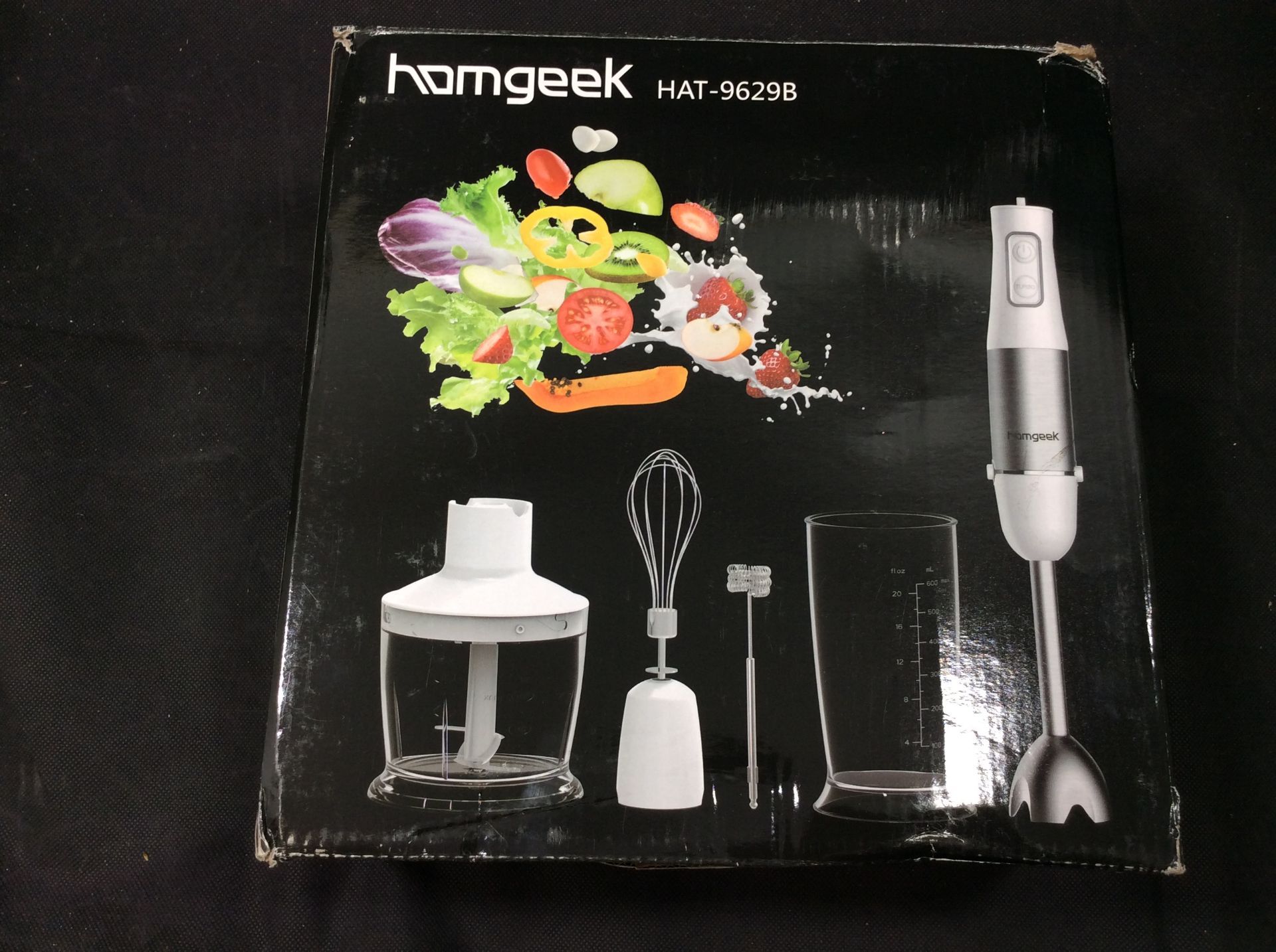 Homgeek Hand Blender HAT-9629B