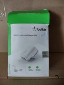 Belkin USC-USA Dual Charger RRP £60 Grade U.