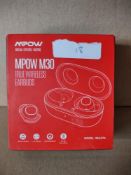 MPOW M30 wireless ear buds RRP £25 Grade U.