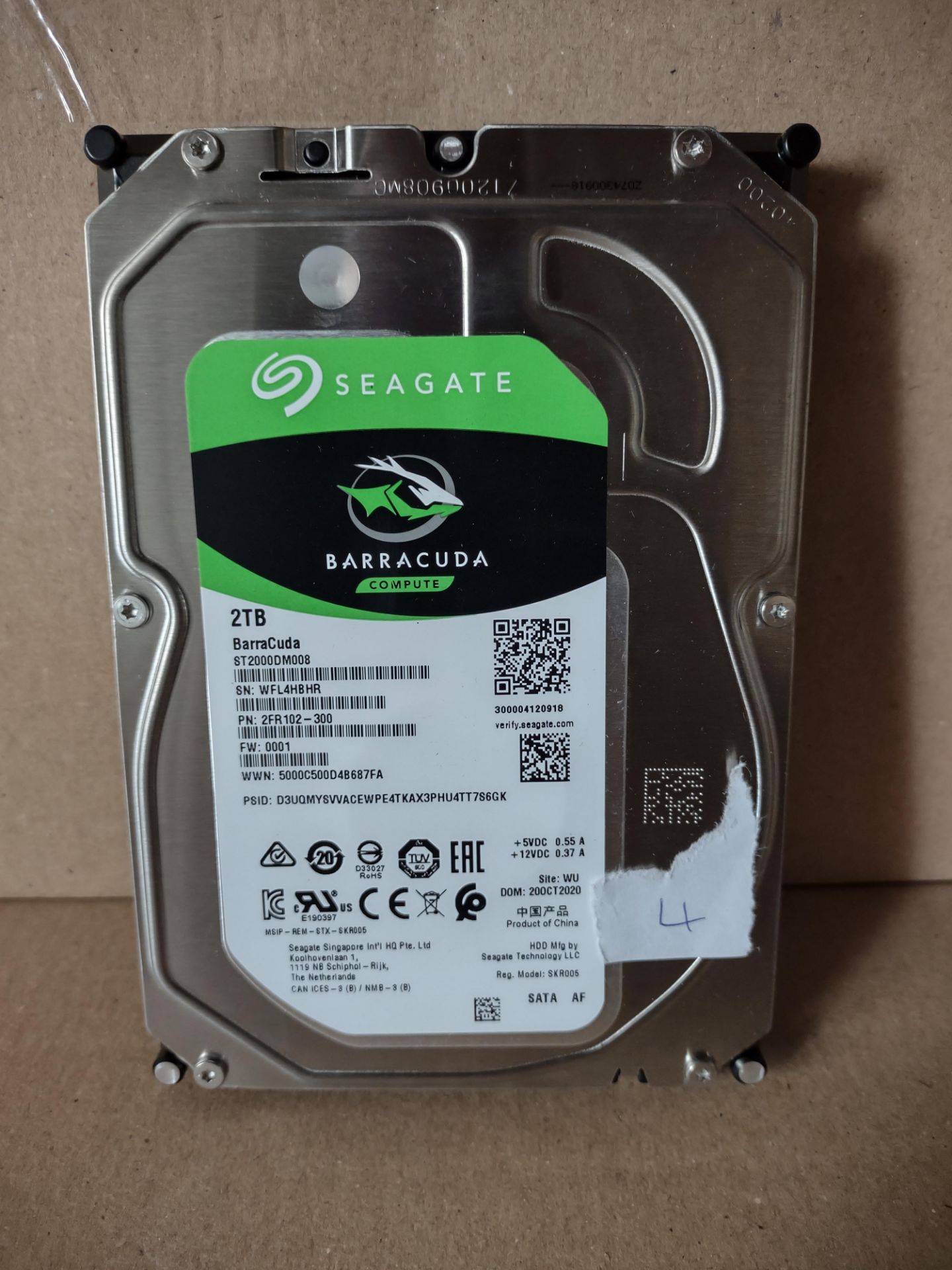 Seagate 2TB Hard Drive RRP £40 Grade U