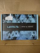 2 X Lavolta AC Laptop Adapter RRP £40 Grade U.