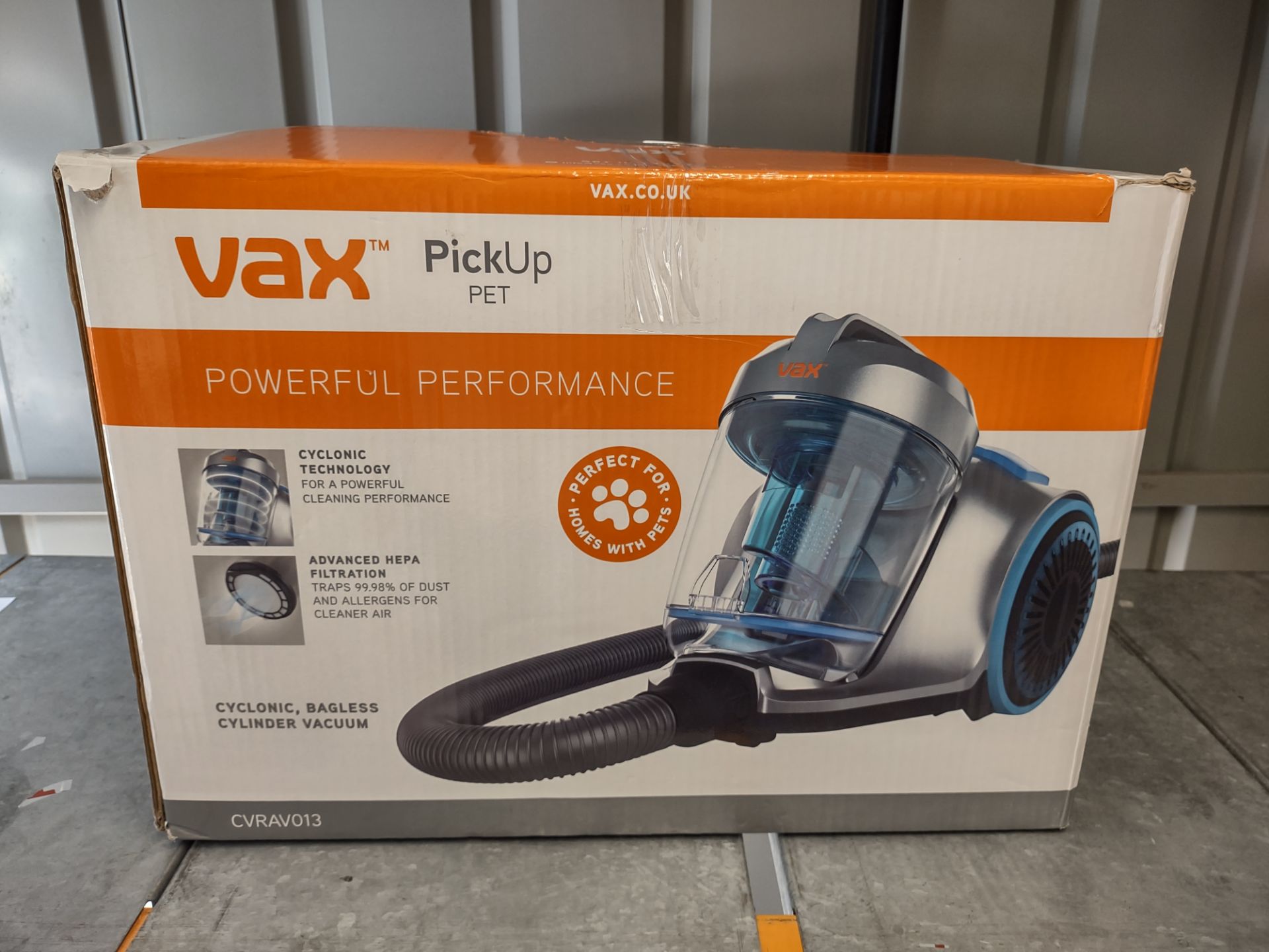 Vax Pick up Pet CVRAV013 Pet Cylinder Vacuum Cleaner 872/3468 RRP £80 Grade U.