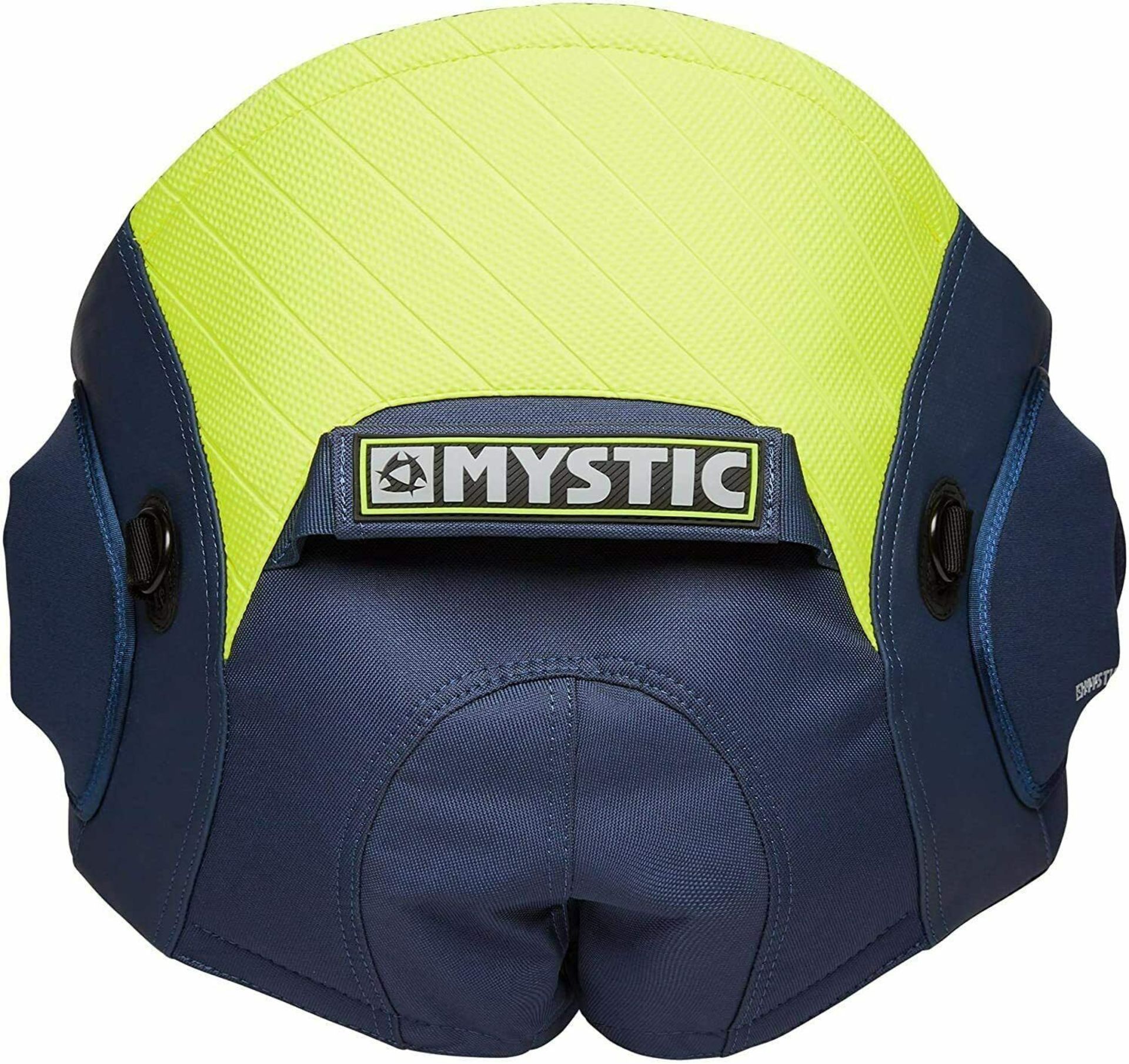 Mystic 2020 Aviator Seat Harness - Navy/Lime. MEDIUM SIZE - NAVY & LIME COLOUR