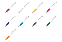 50 x Shanghai Ballpoint Pens - Black Ink - Various Colours