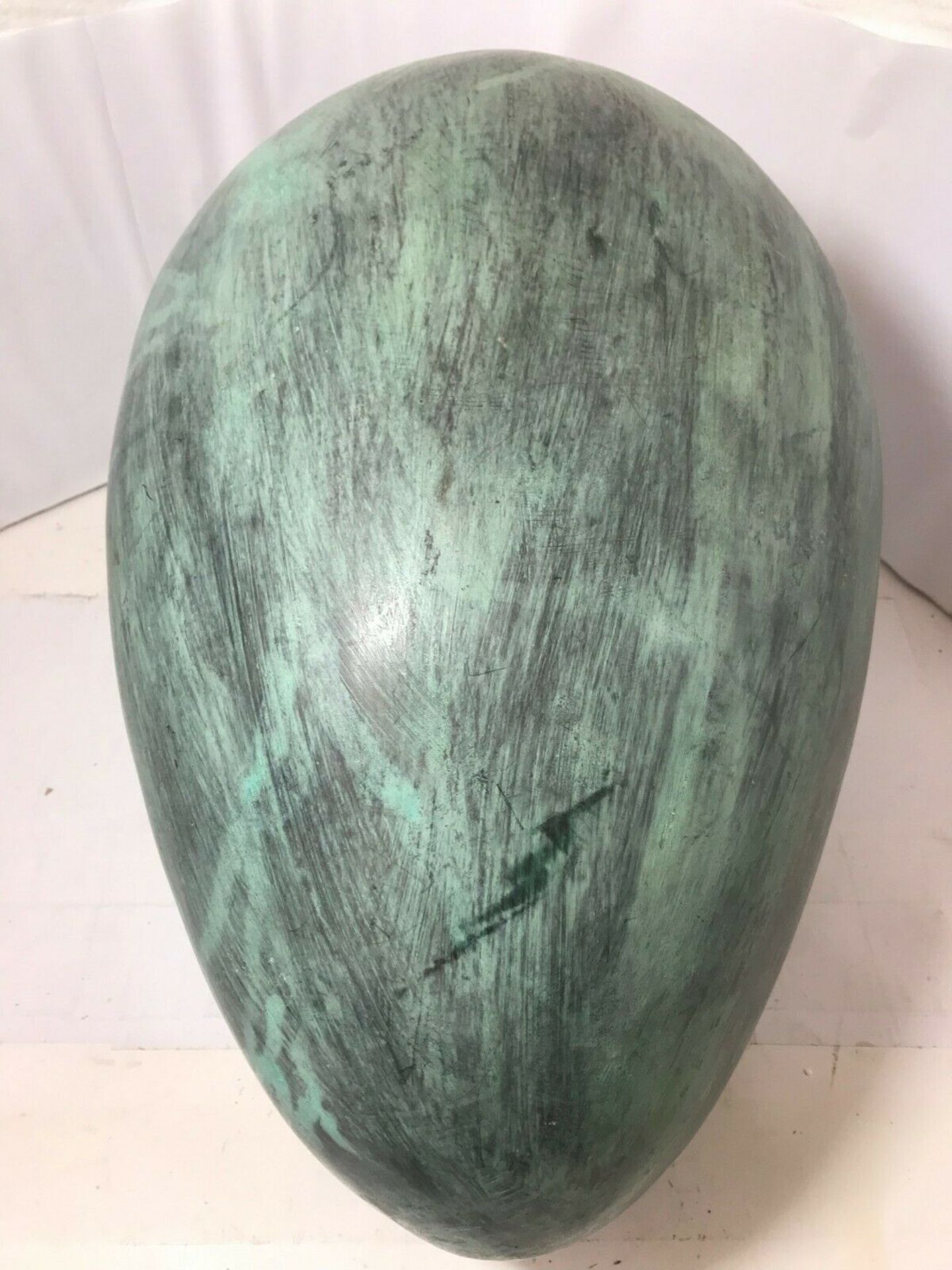 Mr Fredrik Egg, 50 cm, Collection, L, Bronze Green, 34.5 x 34.5 x 50 cm - Image 5 of 6