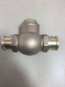 3 x Pegler PS1060A Press-fit Swing Check Valve, XPress Ends For Steel Tube