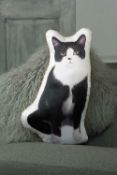 Adorable Cushions Company Black and White Cat