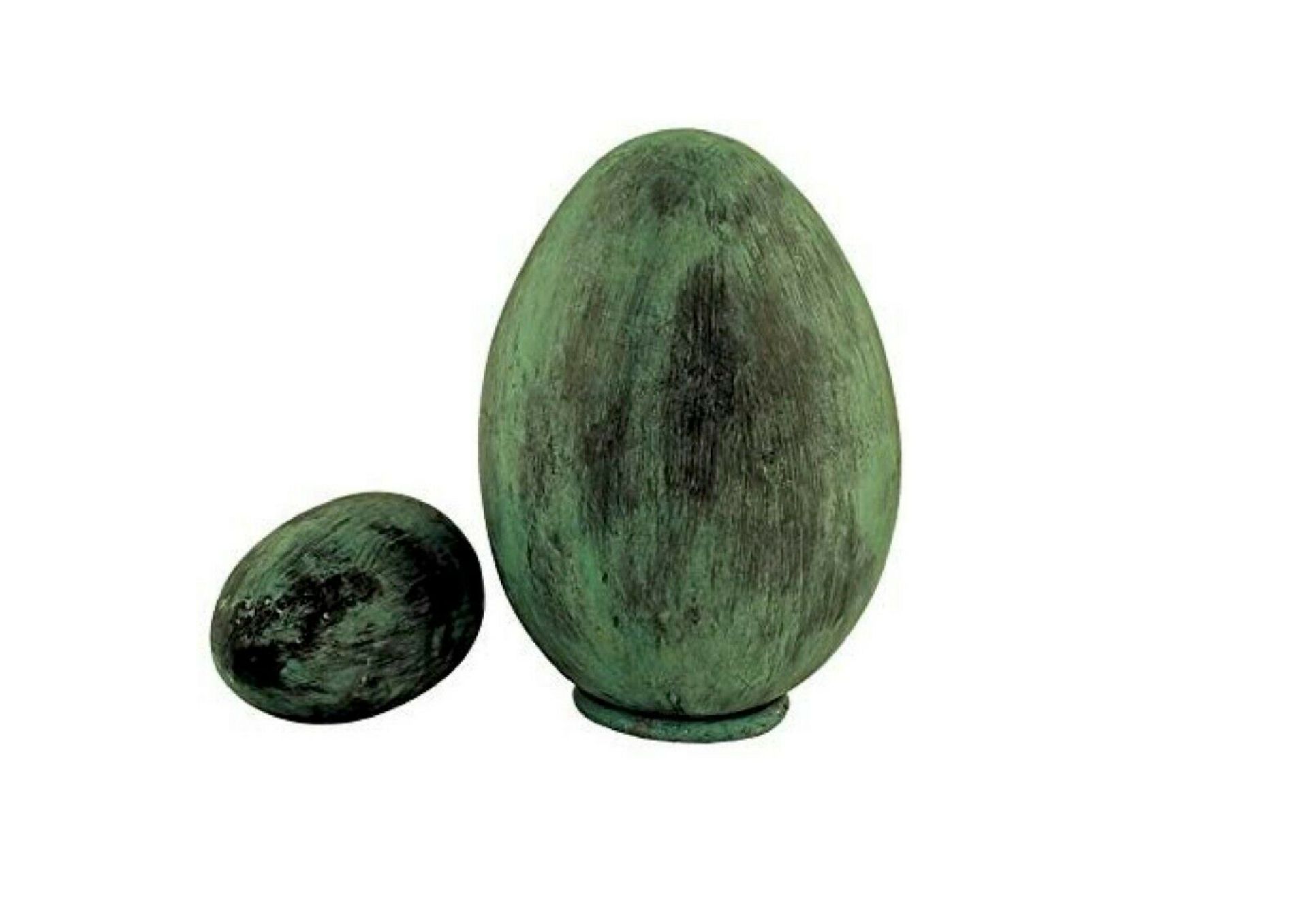 Mr Fredrik Egg, 50 cm, Collection, L, Bronze Green, 34.5 x 34.5 x 50 cm - Image 2 of 6