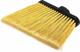 4 x Carlisle 3686700 Duo-Sweep Flagged Angle Broom Head Only, 12", Natural