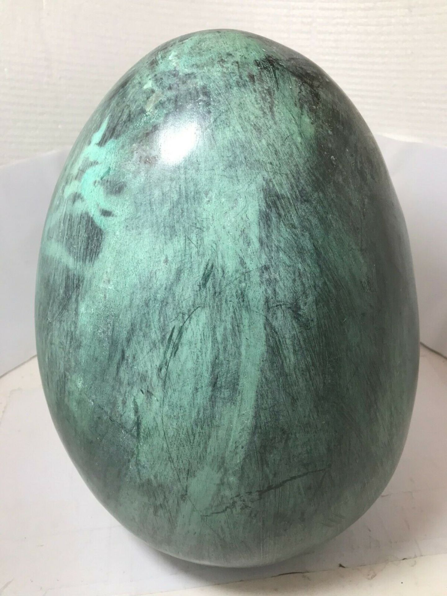 Mr Fredrik Egg, 50 cm, Collection, L, Bronze Green, 34.5 x 34.5 x 50 cm - Image 6 of 6