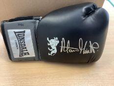 Alan Minter Signed Boxing Glove