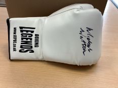 Michael Watson Signed Boxing Glove