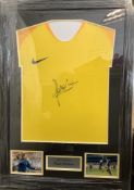 Peter Shilton Signed Frame Shirt