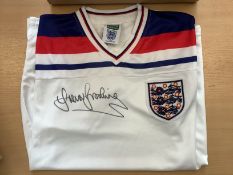 Trevor Brooking Signed English Shirt