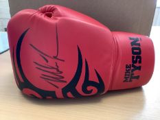 Mike Tyson Signed Boxing Glove